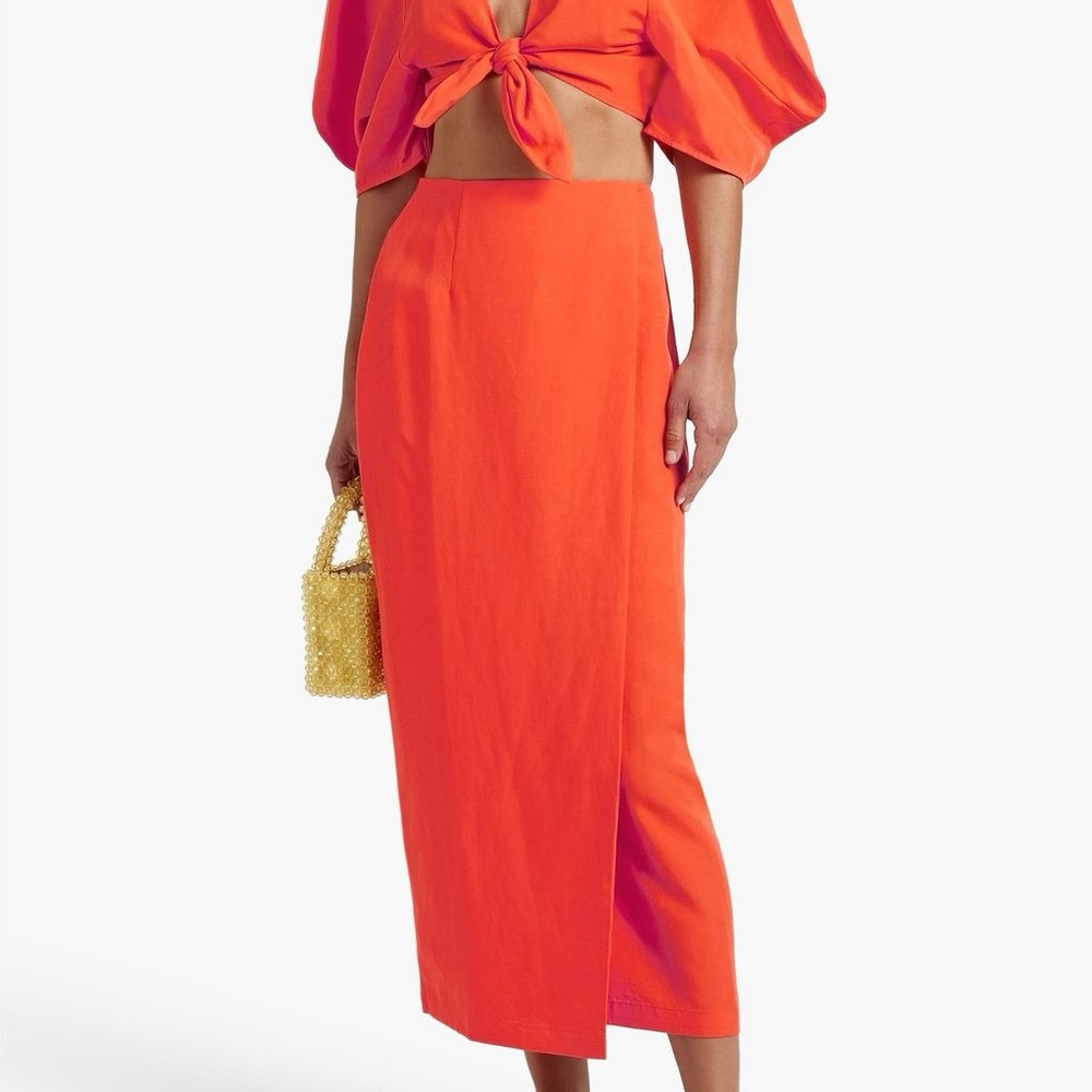 Vibrant Orange Women's Skirt